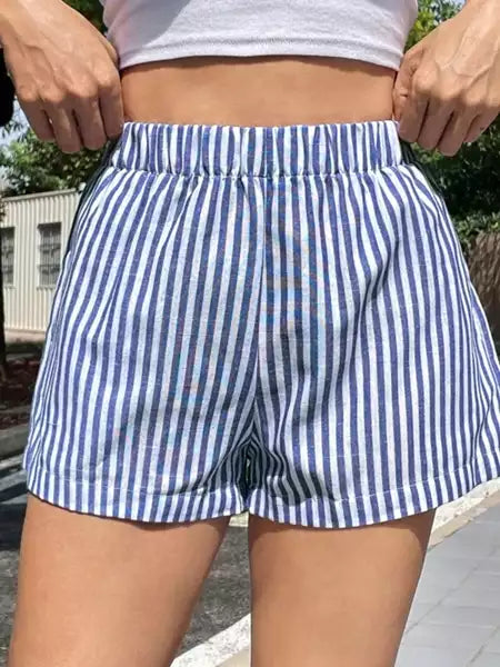 Femora Short Listrado Grécia