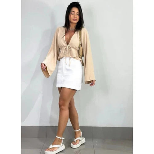 Femora Cropped Elegance Flare