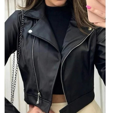 Femora Jaqueta Couro Classic